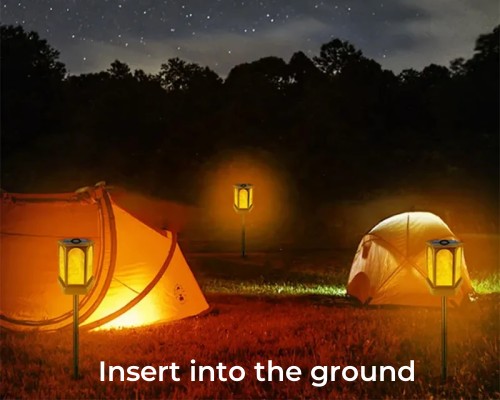 Flickering Flame Solar Lantern