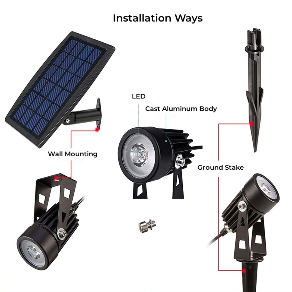  LED Solar Lawn Split Lamp