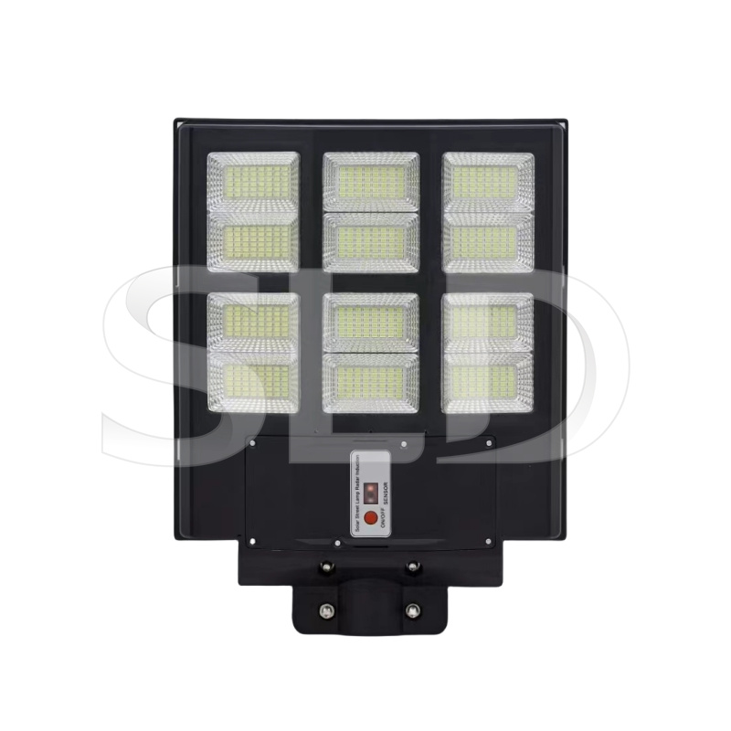 thumbnail interactive-video image 1 of 990000000LM 3000W Commercial Solar Street Light – Dusk-to-Dawn With Motion Sensor, IP65 Waterproof For Parking Lots 1 of 1
