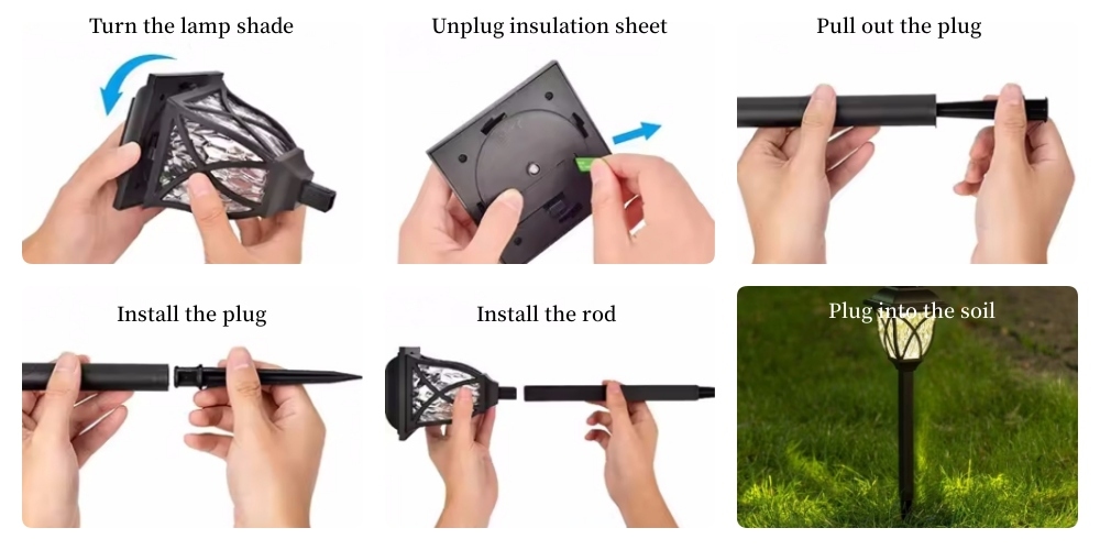 Outdoor Solar Lawn Lamps