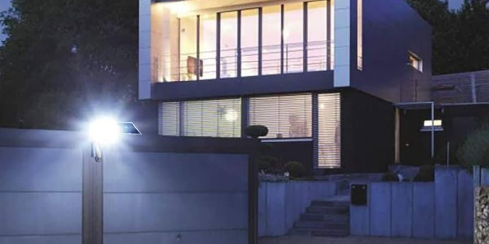LED solar security lights