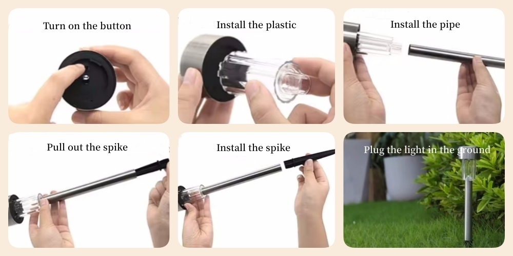 Garden Solar Grass Lights