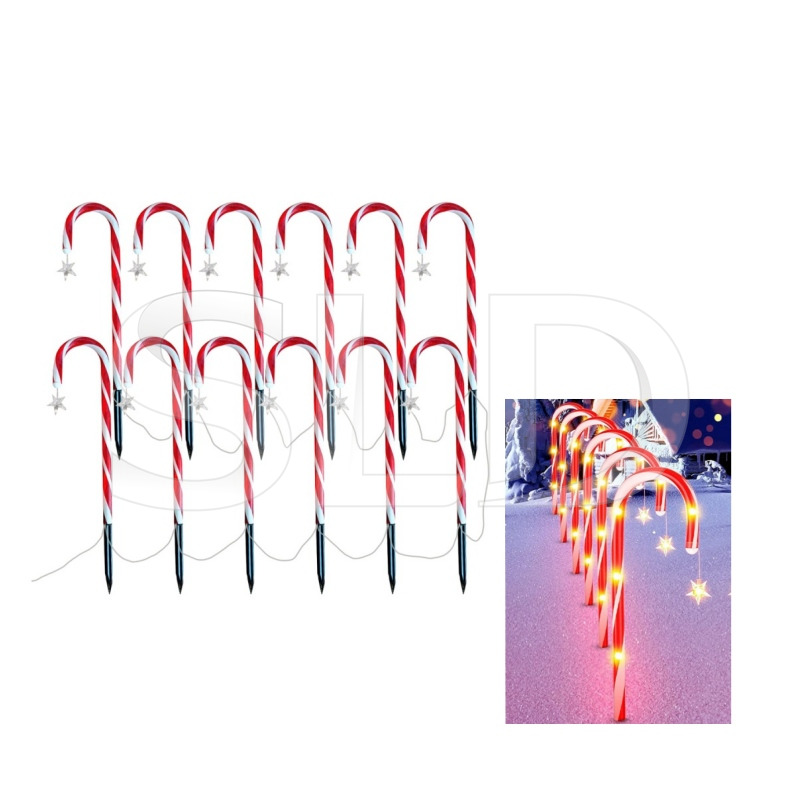 Candy Cane Solar Light