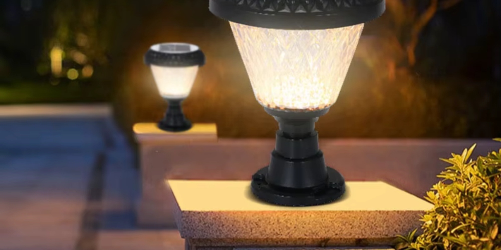 Solar LED Pillar Lamps