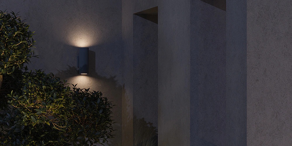outdoor solar wall lamp