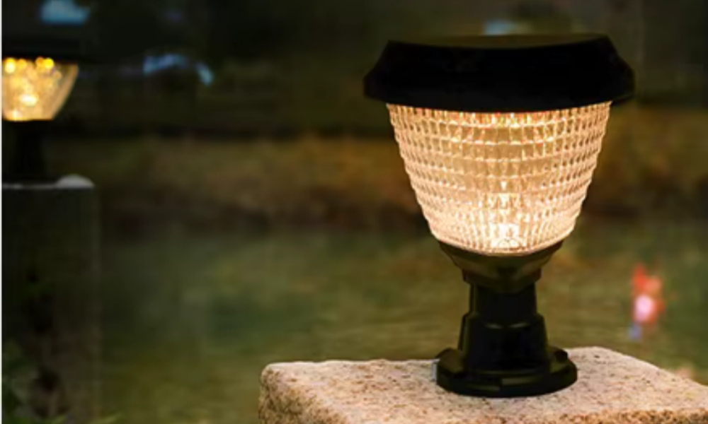 Outdoor Solar Pillar Lights