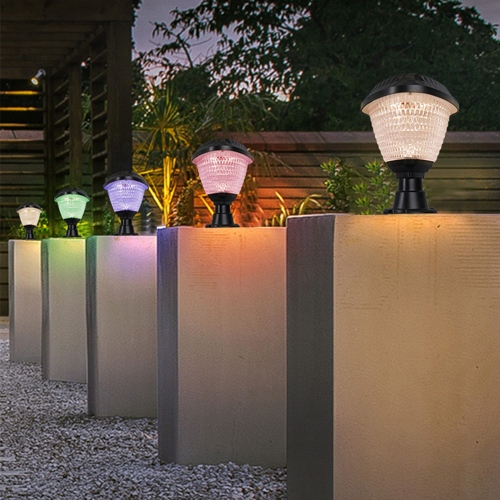 Triangle Solar Post Light