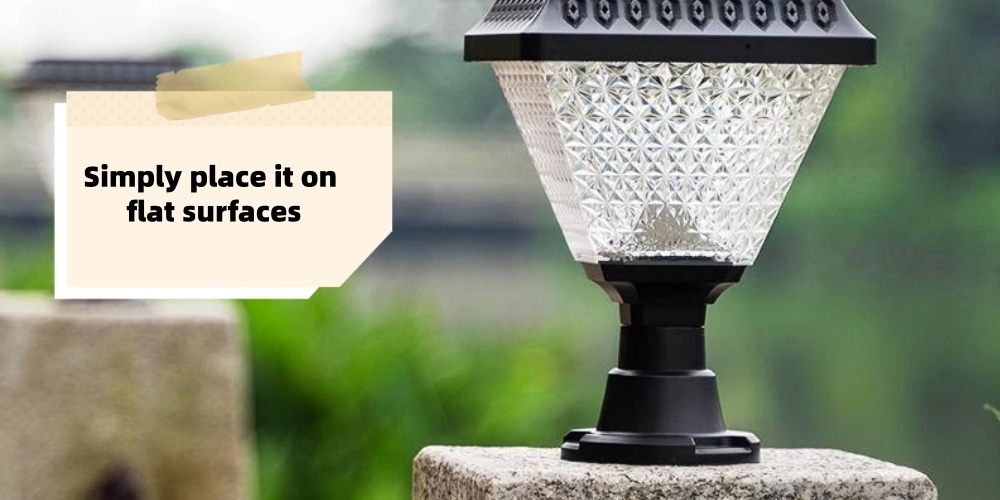 Outdoor Decorative Solar Pillar Lighting