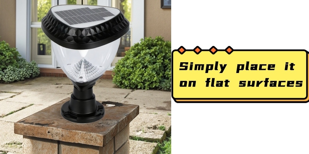 LED Solar Post Light