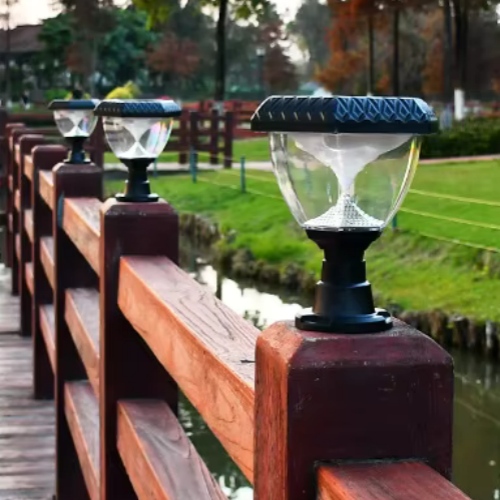 RGB Solar Pillar Light