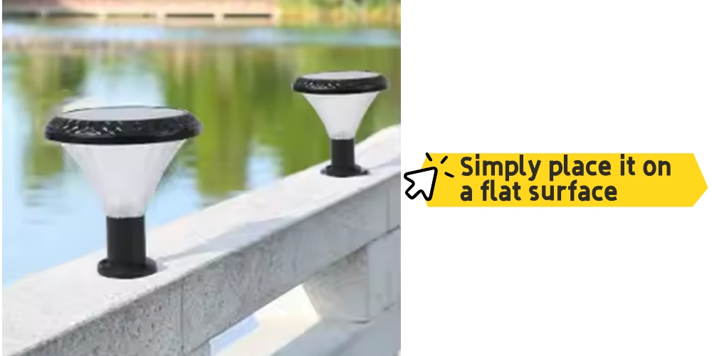 Garden Solar Decorative Pillar Light