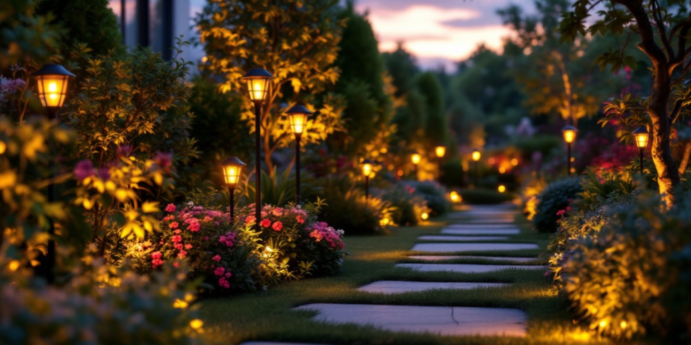 solar garden lighting