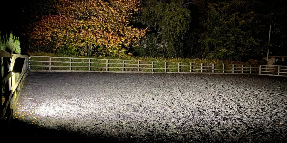 Solar LED security flood lights