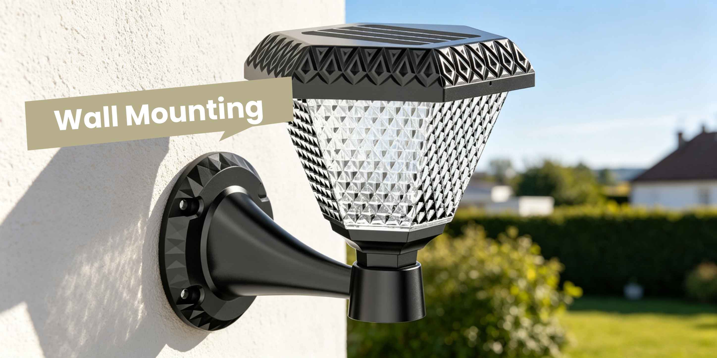 LED Wall Mount Solar Lamps