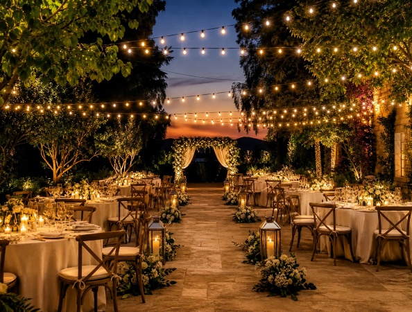 Solar Lights for Outdoor Weddings: Romantic and Eco-Friendly Illumination