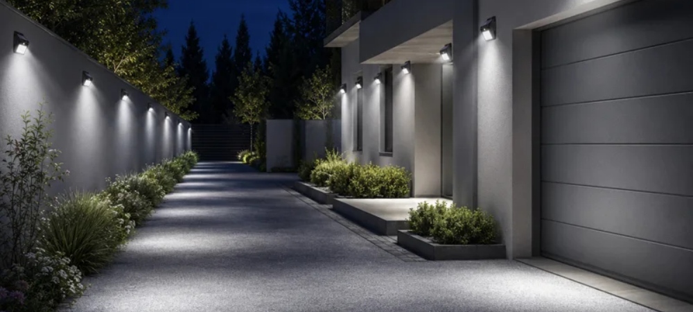 Solar powered outdoor lights
